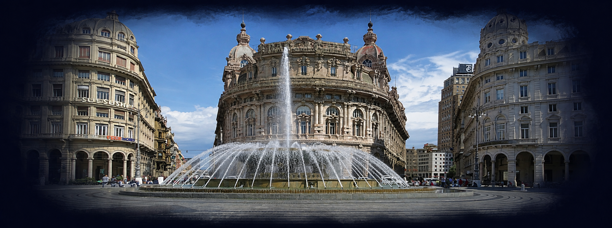 La fontana di Piazza De Ferrari a Genova La fontana di Piazza De Ferrari a Genova