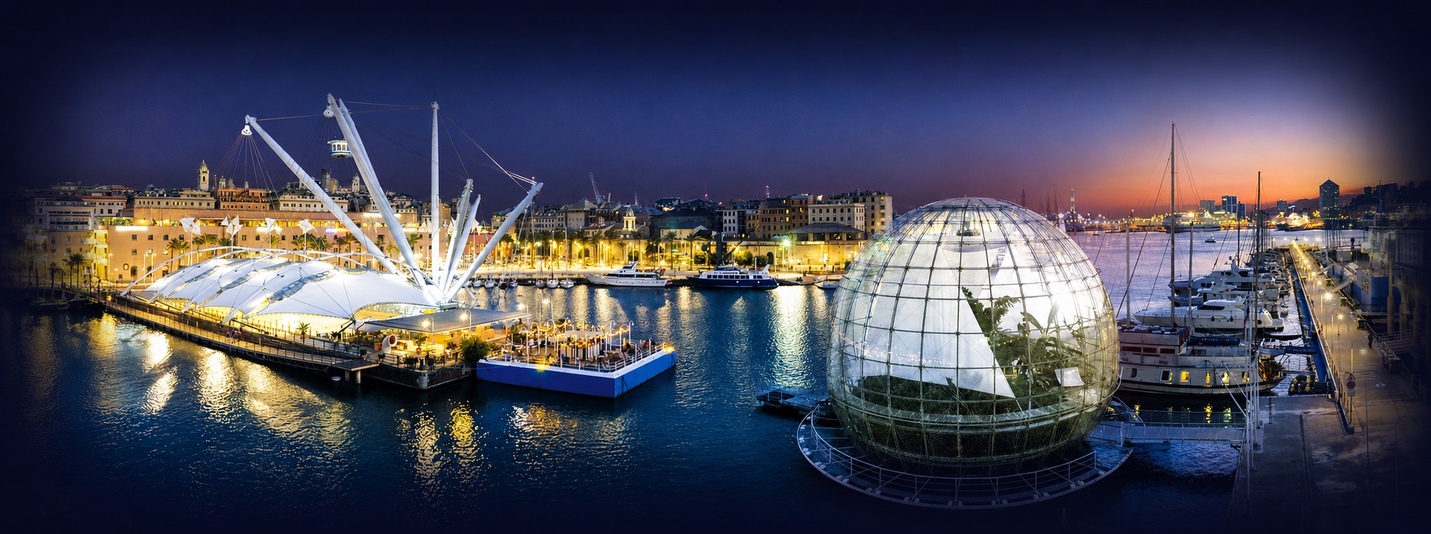 Porto Antico con Bigo e Biosfera Porto Antico con Bigo e Biosfera